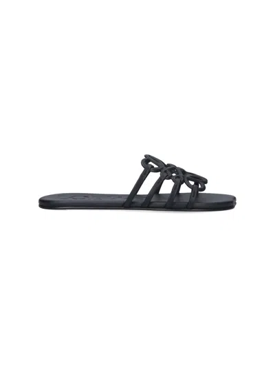 Loewe Sandalen "anagram Petal" In Schwarz