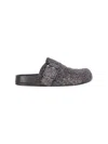 Loewe Ease Buckle Mule In Dark Brown In Brown