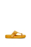 Loewe Women's Logo Detail Sandals In Orange