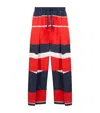 Loewe Printed Silk Twill Wide-leg Pants In Multi