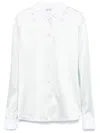 Loewe Cotton-blend Button-down Shirt In Blau