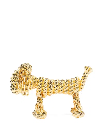 LOEWE SAUSAGE DOG BROOCH