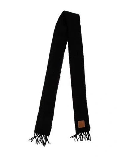 Pre-owned Loewe Scarf In Black