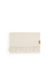 Loewe Scarf Cashmere In White