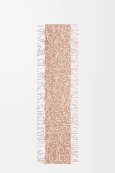 Loewe Scarf In Alpaca And Wool For Woman In Multi