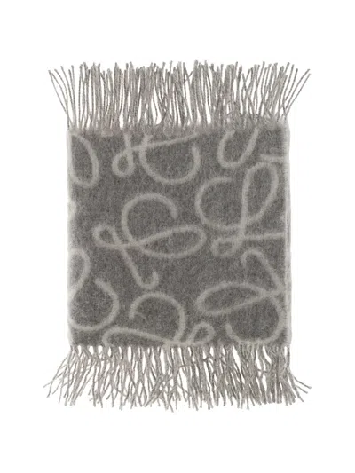 Loewe Scarf In Alpaca And Wool In Multi
