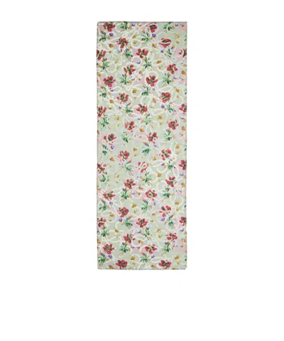 Loewe Scarf In Cashmere And Silk In White