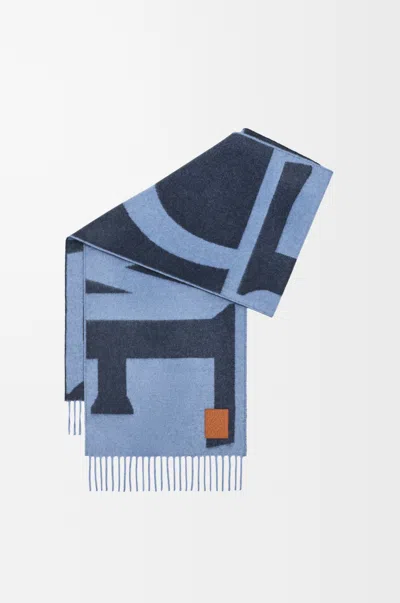 Loewe Scarf In Cashmere For Woman In Multi