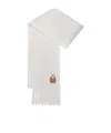 Loewe X Louis Wain Mohair And Wool Blend Scarf In White