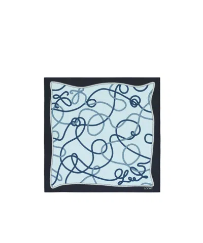 Loewe Scarf In Silk In Multi