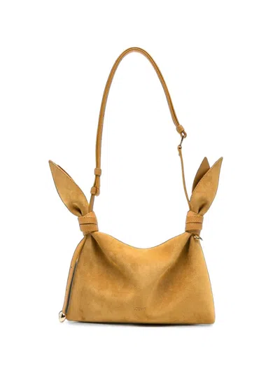 Loewe Scarf Mini Leather Shoulder Bag In Brown
