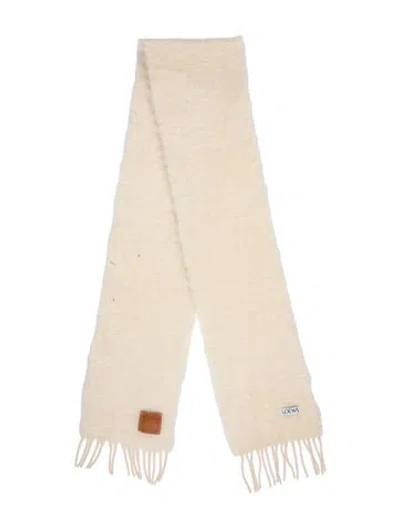 Pre-owned Loewe Scarf In Neutral