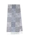 Loewe Scarf Pattern "anagram" In Blue