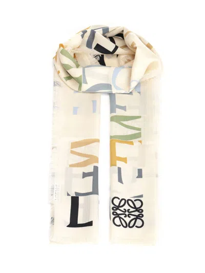 Loewe Scarf Scarves And Foulards Multicolor