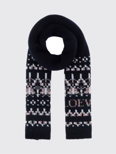 Loewe Scarf Woman In Black
