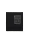 Loewe Scarf Wool And Cashmere In Black