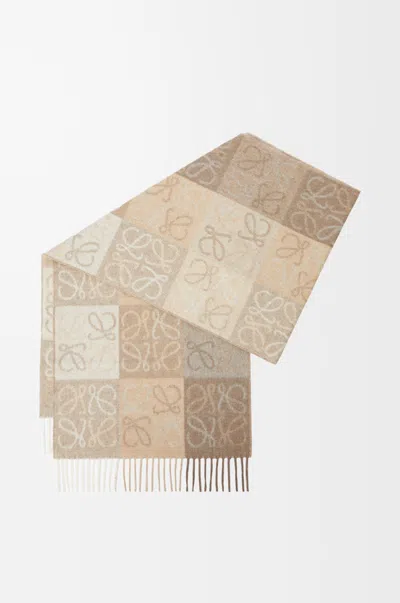 Loewe Schal Aus Wolle Und Kaschmir Für Frau In Multi