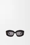 Loewe Screen Rectangular Sunglasses In Black