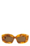 Loewe 'vision' Rectangular Frame Tortoiseshell Sunglasses
