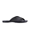 Loewe Sculptural Soft Nap Suede Slippers In Black