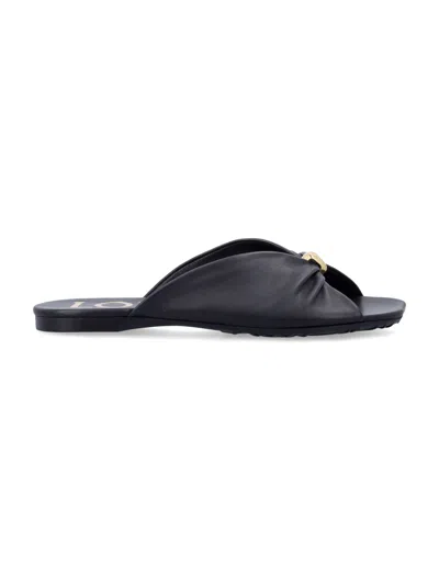 LOEWE LOEWE SCULPTURAL SOFT NAP SUEDE SLIPPERS