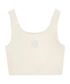 Loewe Seamless Bra In Technical Jersey In White