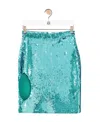 Loewe Sequin Cut-out Skirt In Viscose In Multi