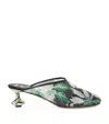 Loewe Sequined Toy Mules In Multi