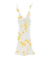 Loewe Sequin Mini Dress In Viscose In White