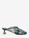 Loewe Sequined Toy Mules In Multi