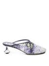 Loewe Toy 45 Sequins Mules In Multi