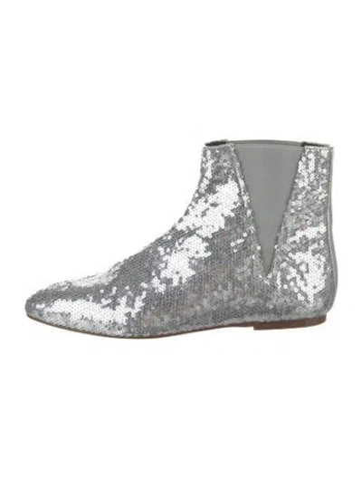 Pre-owned Loewe Sequins Chelsea Boots