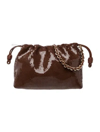 Pre-owned Loewe Sequins Flamenco Knot Medium 2025 In Brown