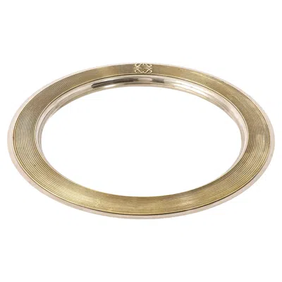 Pre-owned Loewe Serving Tray In Brass & Stainless Steel, Spain 1970's In Sand