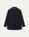 Loewe Sheer Lace Button Down Blouse
