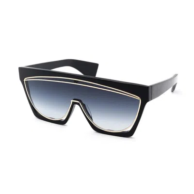 Loewe Shield Full Rim Sunglasses In Green