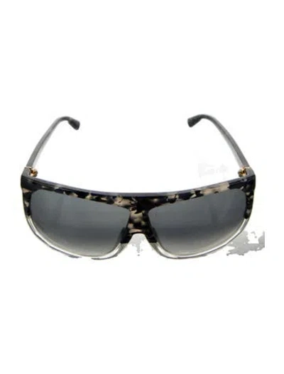 Pre-owned Loewe Shield Gradient Sunglasses In Blue
