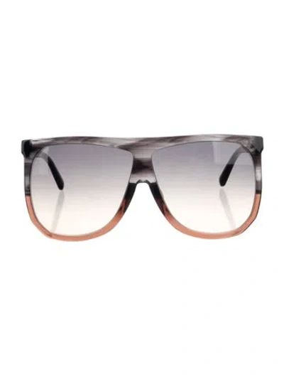 Pre-owned Loewe Shield Gradient Sunglasses In Brown