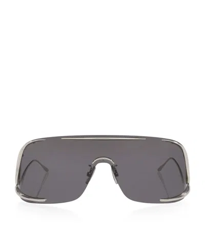 Loewe Shield Mask Sunglasses In Gray