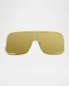 Loewe Shield Mask Sunglasses In Yellow