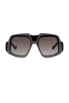Loewe Anagram 61mm Gradient Geometric Sunglasses In Gray