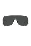 Loewe Signature D-frame Silver-tone Sunglasses
