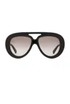 Loewe Shield Sunglasses In Black