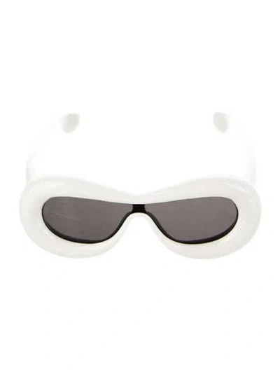 Pre-owned Loewe Shield Tinted Sunglasses In Gray