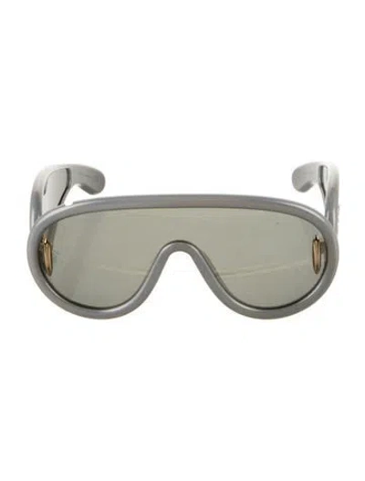 Pre-owned Loewe Shield Tinted Sunglasses In Multi