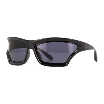 Loewe Shiny Finish Cat-eye Sunglasses With Smoke-tinted Lenses In Multi