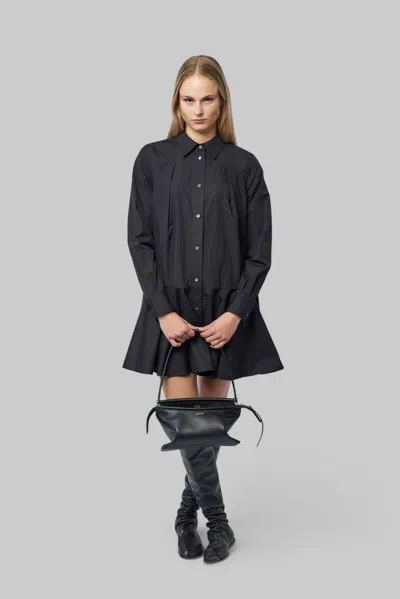 Loewe Shirt Dress In Black