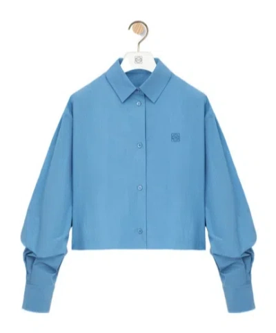 Loewe Shirt In Cotton In Blue