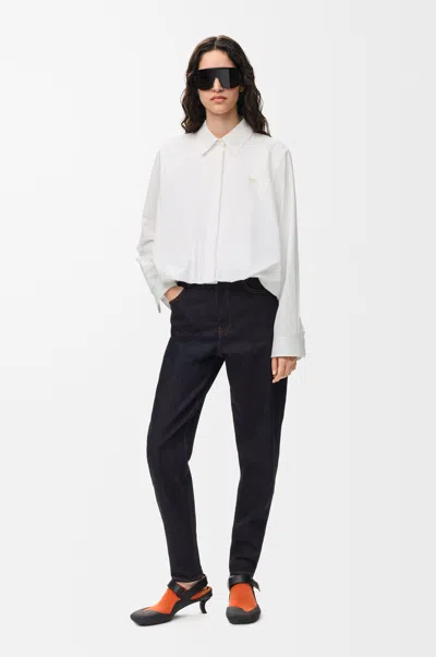 Loewe Shirt In Cotton Size: 34 For Woman In White