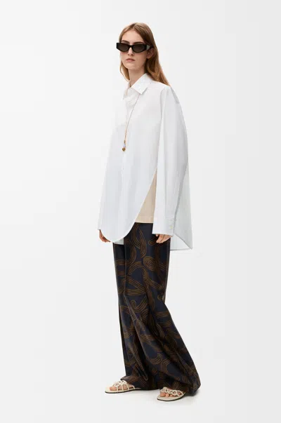 Loewe Shirt In Cotton Size: 42 For Woman In White